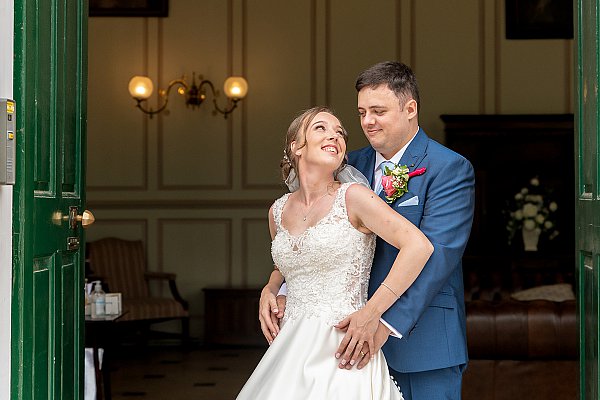 Elegant wedding portraits at Gosfield Hall Essex