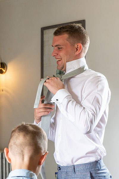 Bridal preparations at Leez Priory wedding venue in Essex